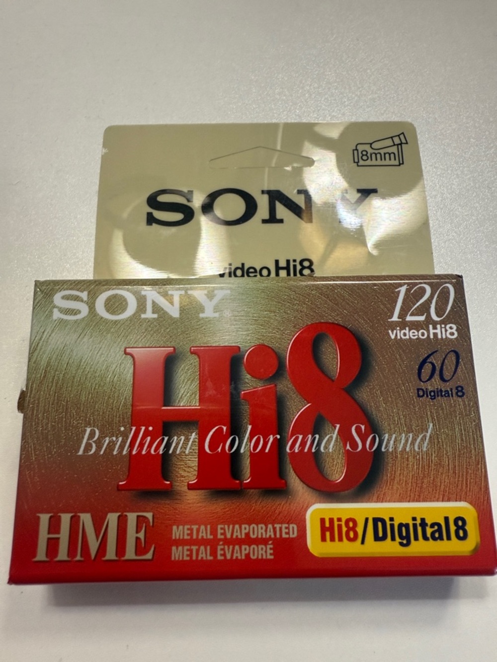 NWT Sony Hi8 Video Cassette 120 Hi8/Digital8 SEALED